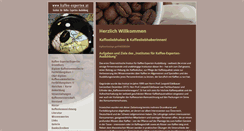Desktop Screenshot of kaffee-experten.at