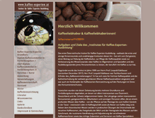 Tablet Screenshot of kaffee-experten.at